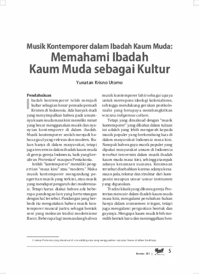 Pemikiran Kaum Muda Dan Kaum Tua