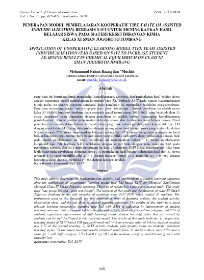 Top Pdf Penerapan Model Pembelajaran Kooperatif Tipe Team Assisted Individualization Untuk Meningkatkan Hasil Belajar Siswa 123dok Com