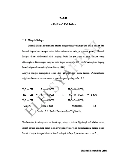 BAB II TINJAUAN PUSTAKA. Minyak Kelapa Merupakan Bagian Yang Paling ...