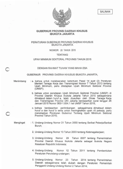 GUBERNUR PROVINSI DAERAH KHUSUS PERATURAN GUBERNUR PROVINSI DAERAH ...