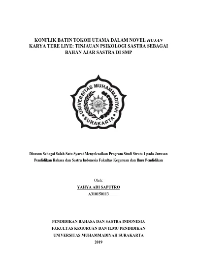 Karakteristik Tokoh Dina Novel Prasasti Nu Ngancik Na Ati Karya Popon Saadah Pikeun Bahan Pangajaran Maca Di Sma Tilikan Psikologi Sastra