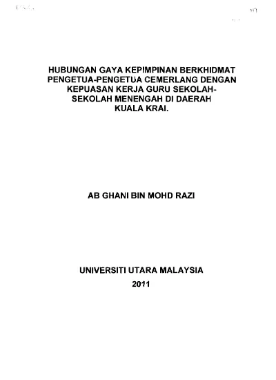 Top Pdf Analisa Kepimpinan Pengetua Sekolah Menengah Di Johor 123dok Com