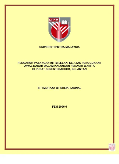 Kajian Kes Terhadap Fenomena Delinkuen Dalam Kalangan Remaja Berisiko Di Sebuah Sekolah Menengah Agama Kelantan Malaysia