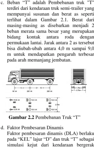 Analisis Pembebanan Struktur Jembatan - Dasar Desain