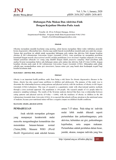 Top PDF Hubungan Aktivitas Fisik Dengan Kejadian Pre Hipertensi ...