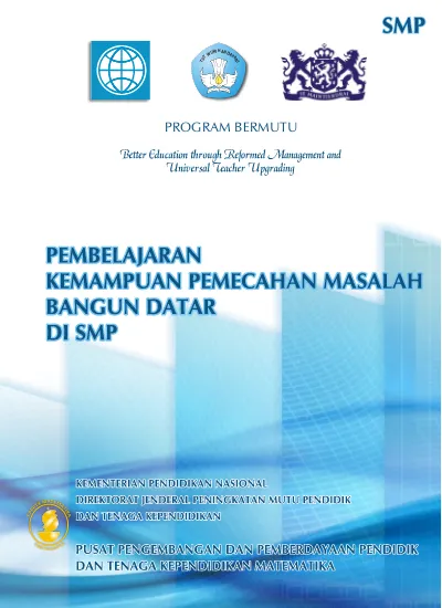 Modul Matematika SMP Program BEMUTU: Pembelajaran Kemampuan Pemecahan ...