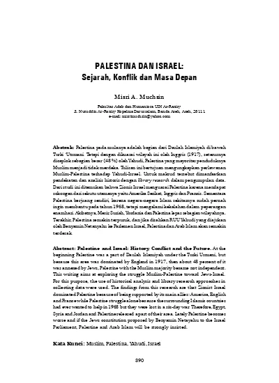 Salah satu faktor penyebab konflik palestina dan israel adalah deklarasi balfour yang berisi