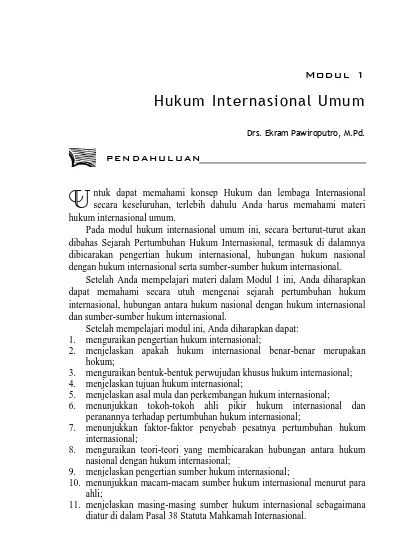 Hukum Internasional Umum