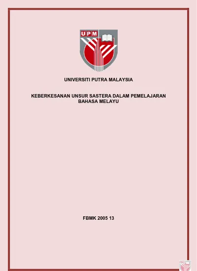 UNSUR BAHASA ASING DALAM BAHASA MELAYU