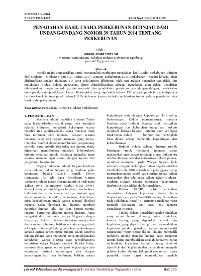 Penerapan Undang Undang Perkebunan Terhadap Pelaku Pencurian Kelapa Sawit Di Wilayah Perkebunan Analisis Putusan Nomor 211 Pid B 2015 Pn