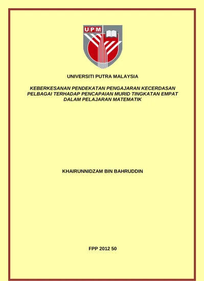 Jurnal Kesan Pembelajaran Koperatif Terhadap Sikap Dan Pencapaian