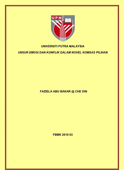 Top Pdf Unsur Emosi Dan Konflik Dalam Novel Komsas Pilihan 123dok Com