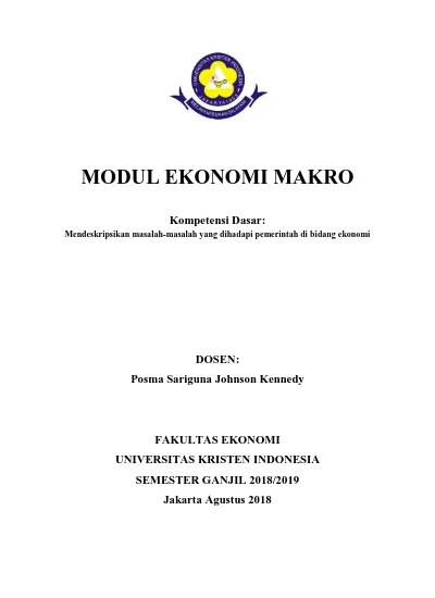 Contoh Kerja Kursus Ekonomi STPM 2014 (Assignment)