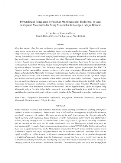 Jurnal Kesan Pembelajaran Koperatif Terhadap Sikap Dan Pencapaian