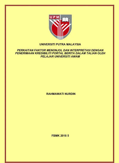 Daya Tahan Pelajar Universiti Awam Dan Universiti Swasta