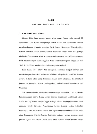 Bab Ii Riwayat Hidup Pengarang Dan Ringkasan Cerita Bab Ini Menjelaskan Tentang Riwayat Hidup Pengarang Dan Sinopsis Yang Diambil