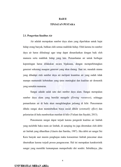 Bab Ii Tinjauan Pustaka Daya Air Harus Dilindungi Agar Tetap Dapat Dimanfaatkan Dengan Baik Oleh
