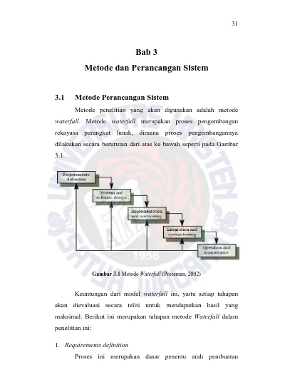 Bab 3 Metode Dan Perancangan Sistem