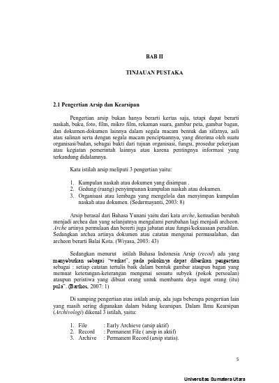 Bab Ii Tinjauan Pustaka