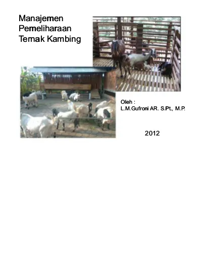 ternak kambing pdf