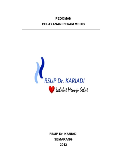 Top PDF Pedoman Pelayanan Rekam Medis Baru Edit - 123dok.com