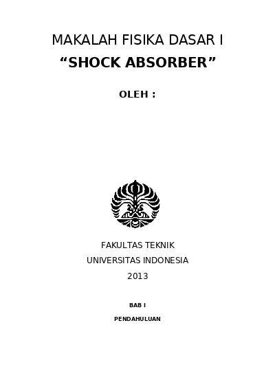 Shock Absorber