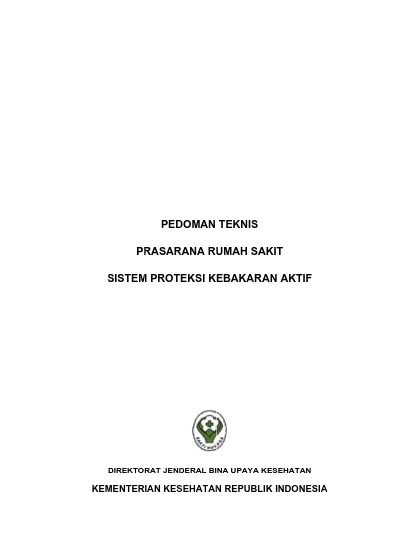 Pedoman Teknis Sistem Proteksi Kebakaran Aktif Pada Bangunan RS.pdf