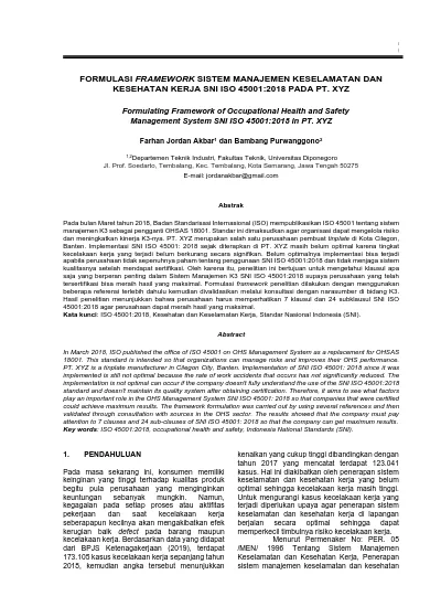 Iso 45001 2018 Sistem Manajeme K3 Rev 01 Ppt