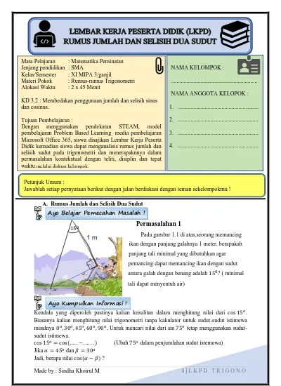 Ujian Matematik Tingkatan 2