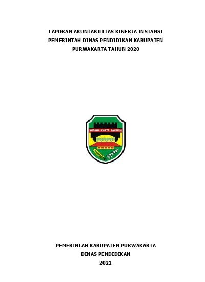 LAPORAN AKUNTABILITAS KINERJA INSTANSI PEMERINTAH DINAS PENDIDIKAN ...