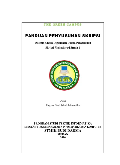 PANDUAN PENYUSUNAN SKRIPSI