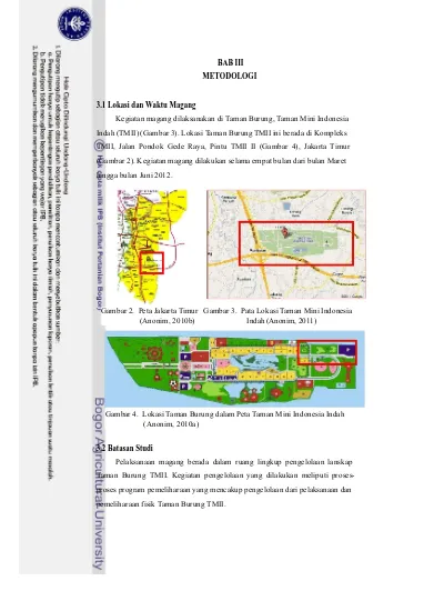 Bab Iii Metodologi Gambar 2 Peta Jakarta Timur Gambar 3 Pata Lokasi