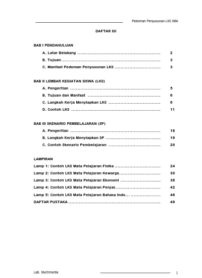 DAFTAR ISI. BAB I PENDAHULUAN A. Latar Belakang... 2 B. Tujuan... 3 C ...