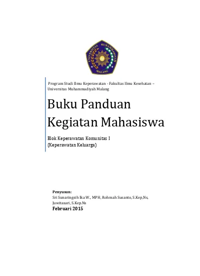 Buku Panduan Kegiatan Mahasiswa