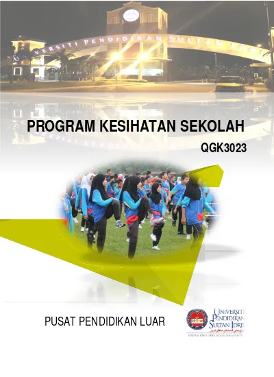 Latar Belakang KKM - MODUL QGK3023 - Program Kesihatan Sekolah 