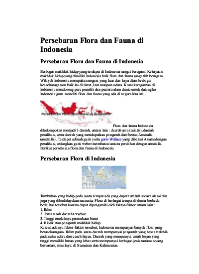 Top Pdf Flora Dan Fauna Indonesia Barat Tengah Timur 123dok Com