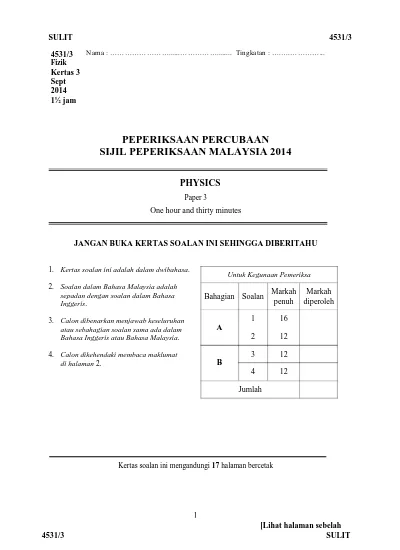 Top Pdf Trial Pahang Spm 2014 Physics K3 123dok Com