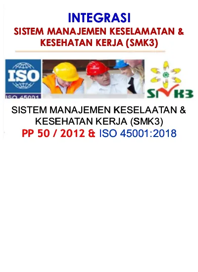 Iso 45001 2018 Sistem Manajeme K3 Rev 01 Ppt