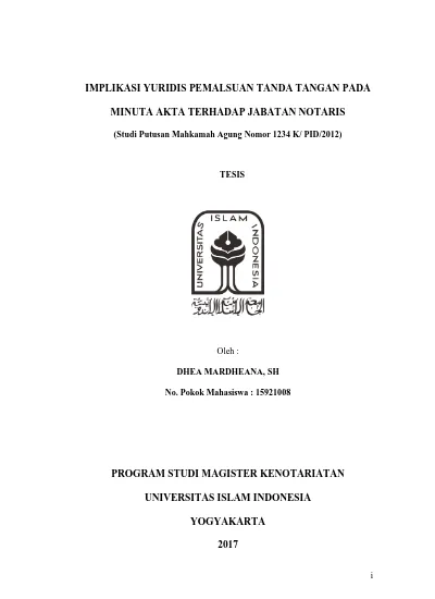 Bab Ii Tanda Tangan Para Pihak Dalam Akta Notaris