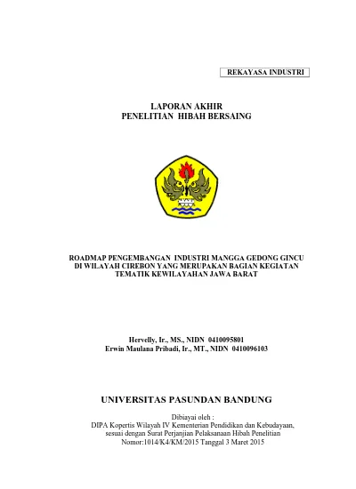 UNIVERSITAS PASUNDAN BANDUNG