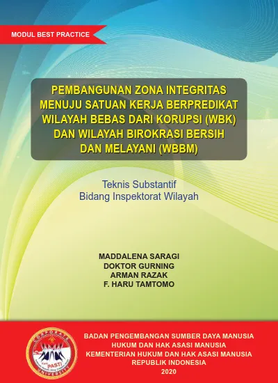 PEMBANGUNAN ZONA INTEGRITAS MENUJU SATUAN KERJA BERPREDIKAT WILAYAH ...