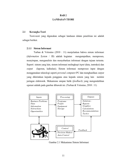 BAB 2 LANDASAN TEORI. 2.1 Kerangka Teori Teori-teori Yang Digunakan ...