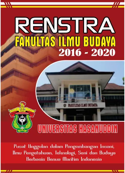 Kata Pengantar Makassar Januari 2016 Dekan Fakultas Ilmu Budaya Unhas