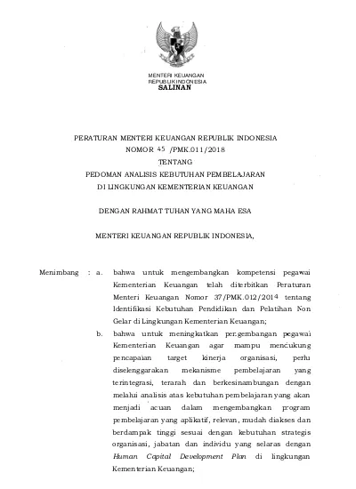 MEKANISME AKP STRATEGIS - MENTEHI KEUANGAN REPUBLIK INDONESIA SALINAN.