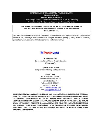 Nota Saham 1