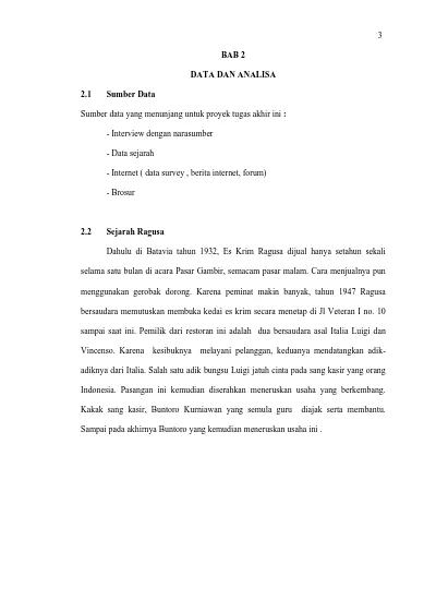 Bab 2 Data Dan Analisa Sumber Data Yang Menunjang Untuk Proyek Tugas Akhir Ini Internet Data Survey Berita Internet Forum