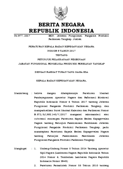 2017, No Indonesia Tahun 2010 Nomor 74, Tambahan Lembaran Negara ...