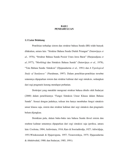 Bab I Pendahuluan Pengklasifikasian Secara Umum Mengenai Rumpun Bahasa Austronesia Itu Sendiri Perdebatan
