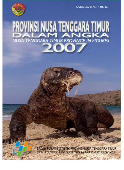 PROVINSI NUSA TENGGARA TIMUR DALAM ANGKA 2007 Nusa Tenggara Timur ...