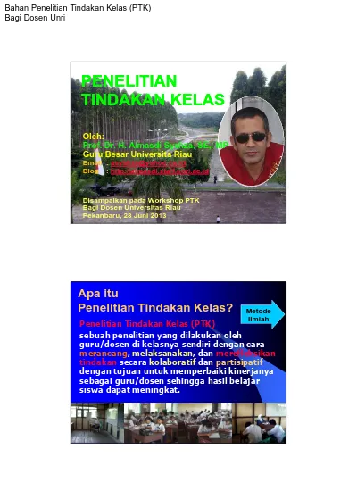 Apa Itu Penelitian Tindakan Kelas?